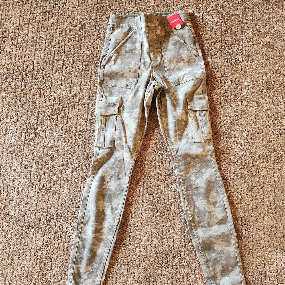 Spanx cargo skinny ankle pants medium tall
